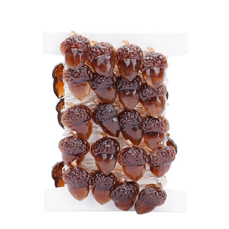 Хэллоуин СВЕТОДИОДНЫЙ Pinecone светящаяся садовая гирлянда дом декоративные огни Свадьба Фея гирлянда сад дом декоративные огни