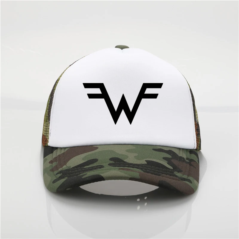 Модная шапка с сеткой Weezer band, бейсбольная кепка с принтом для мужчин и женщин, мужская летняя трендовая Кепка, новая молодежная Джокер, Солнцезащитная шляпа, пляжный козырек, шляпа
