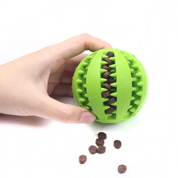

Pet Sof Pet Dog Toys Toy Funny Interactive Elasticity Ball Dog Chew Toy For Dog Tooth Clean Ball Of Food Extra-tough Rubber Ball
