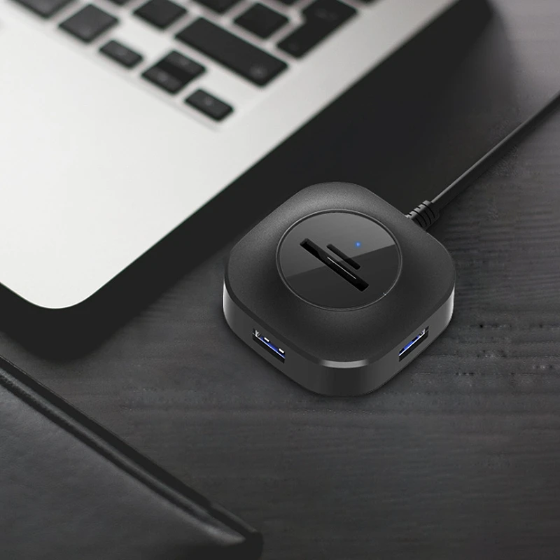 USB 3 0 концентратор карта памяти SD / TF кард ридер сплиттер читаемый U диск|Сетевые