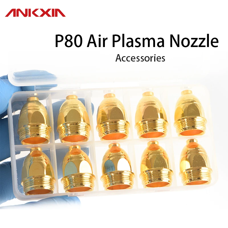 High Quality P80 Air Plasma Nozzle Tip Plasma Cutter Torch Consumables CNC Cutting Electrode Nozzles