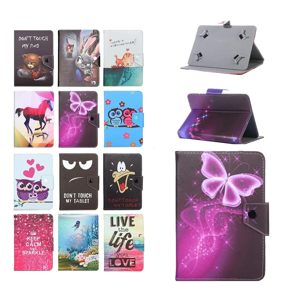 

Universal Cover For LG G PAD GPAD 8.0 V480/V490 8 inch Tablet Printed PU Leather Stand Case