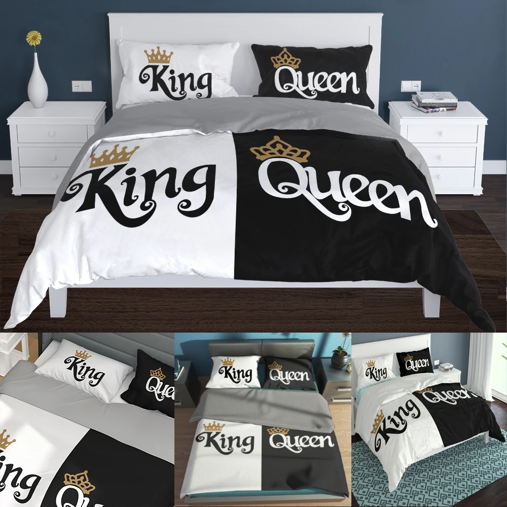 Queen/King/SuperKing Size Bed Duvet/Doona/Quilt Cover Set New Ar M342 