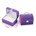 Cosmetic bag-purple
