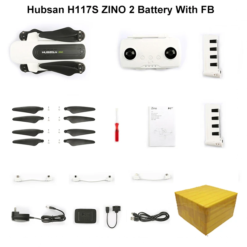 Hubsan H117S Zino gps 5,8G, Wi-Fi, 1 км с видом от первого лица в формате 4K UHD, Камера 3-осевому гидростабилизатору складной Дрон RC Дрон Квадрокоптер RTF высокое Скорость Drone - Цвет: 4K 2B FB