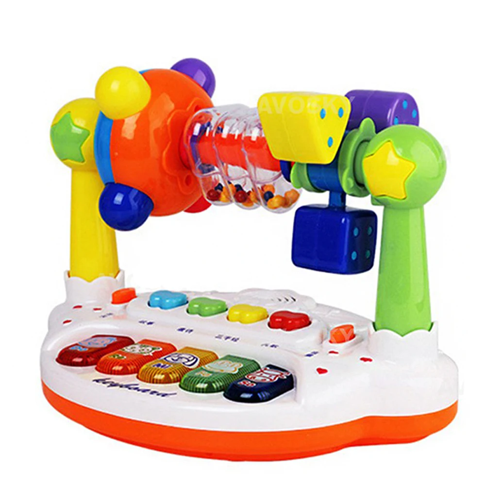 

Bright Colors With Sound Instrument Piano ABS Gift Intellectual Development Lovely Early Education Musical Toys Interesting
