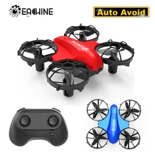 Eachine E008 Mini Drone 2.4G 4CH 6 Axis Headless Mode Infrared Obstacle Avoidance 360 degree roll RC Quadcopter RTF Dron Toys