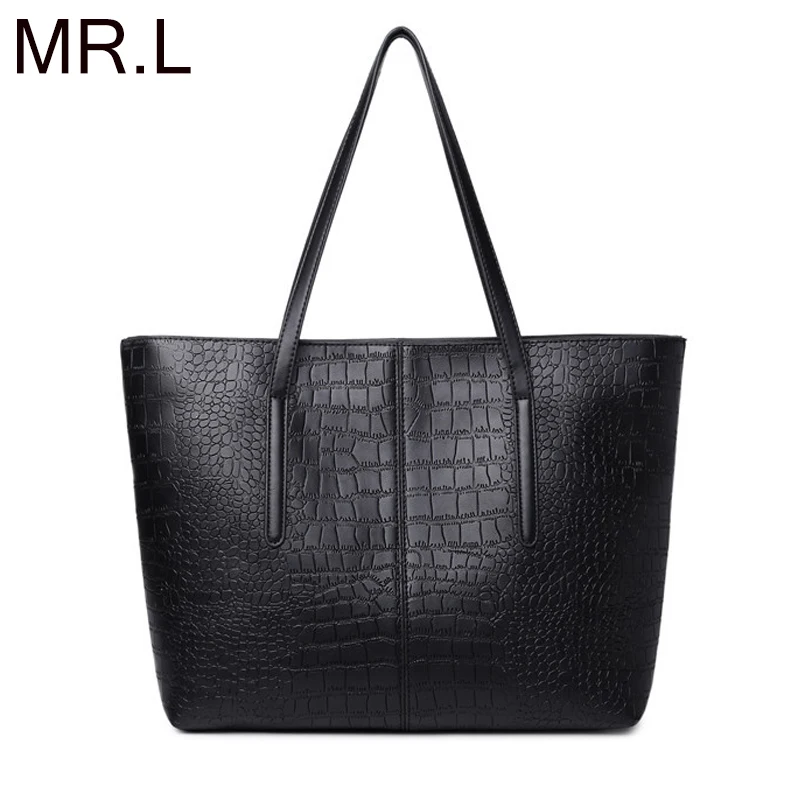

MR.L New Women's Bag Luxury High Quality Classic Crocodile Pattern Handbag Brand Designer Large Capacity Shoulder Messenger Bag
