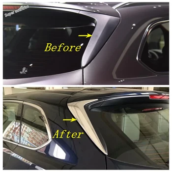 

Accessories Exterior Rear Window Spoiler Side Pillar Post Posts Cover Bevel Trim Fit For Mazda CX-9 CX9 2017 2018 2019 2020 ABS