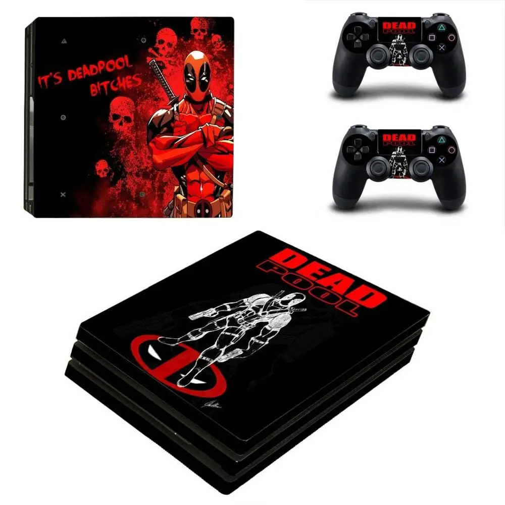 YSP4P-0422 Дэдпул PS4 Pro наклейка s Play station 4 кожа Наклейки Обложка для playstation 4 PS4 Pro консоль и контроллер Скины Виниловые - Цвет: YSP4P-0422