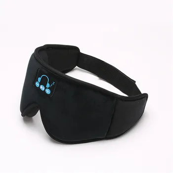 

Eyeshade Cover Wireless Headphones for Sleeping, Soft Portable Blindfold Sleep Mask 5.0 Bluetooth Headset Travel Eyepatch