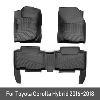 

2020 New TPE Custom Car Floor Mats For Toyota Corolla 2016 E170 Altis Hybrid 2017 2018 Foot Pads Car Carpet Styling Accessories