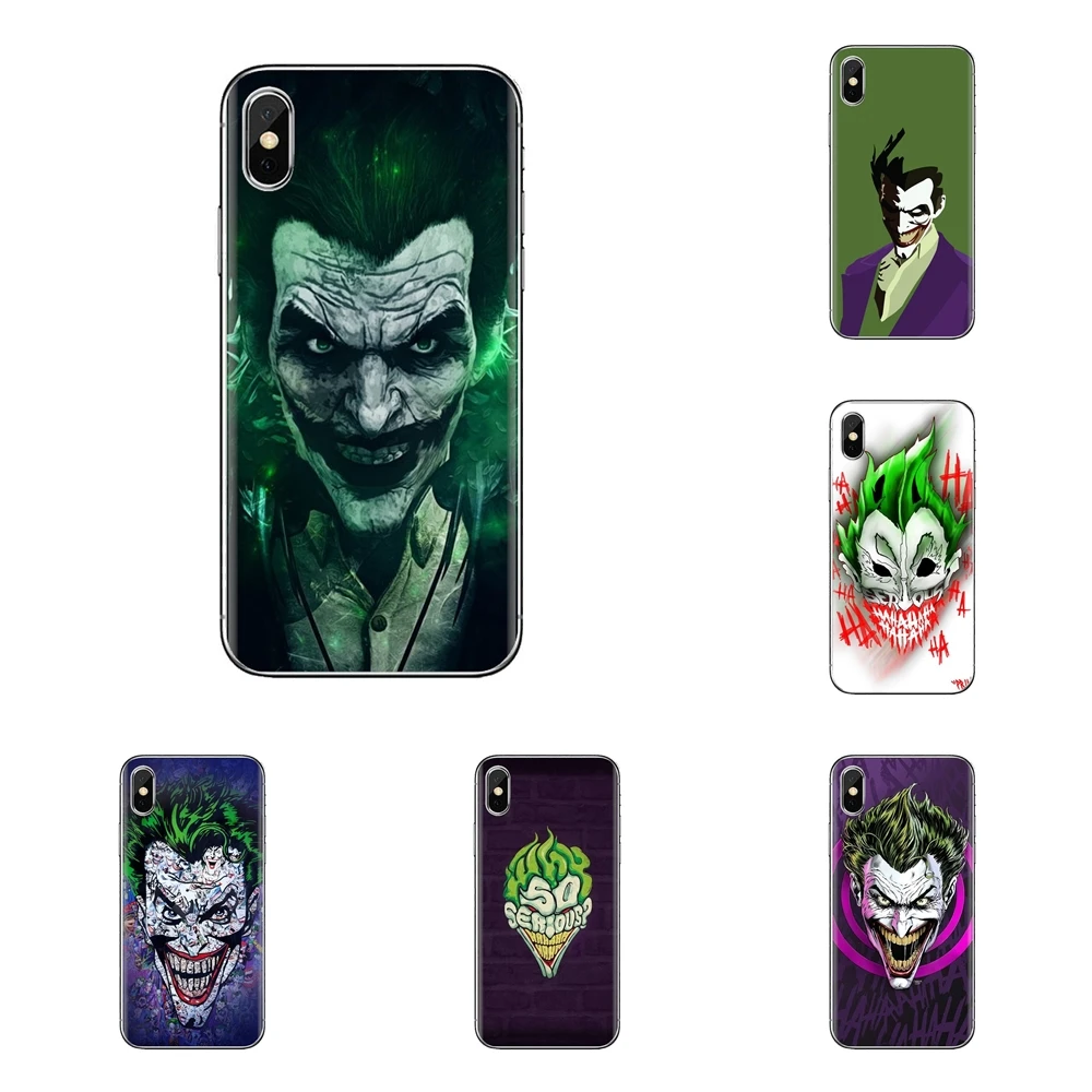 

For Xiaomi Mi3 Samsung A10 A30 A40 A50 A60 A70 Galaxy S2 Note 2 Grand Core Prime TPU Transparent Shell Cover funny cartoon joker