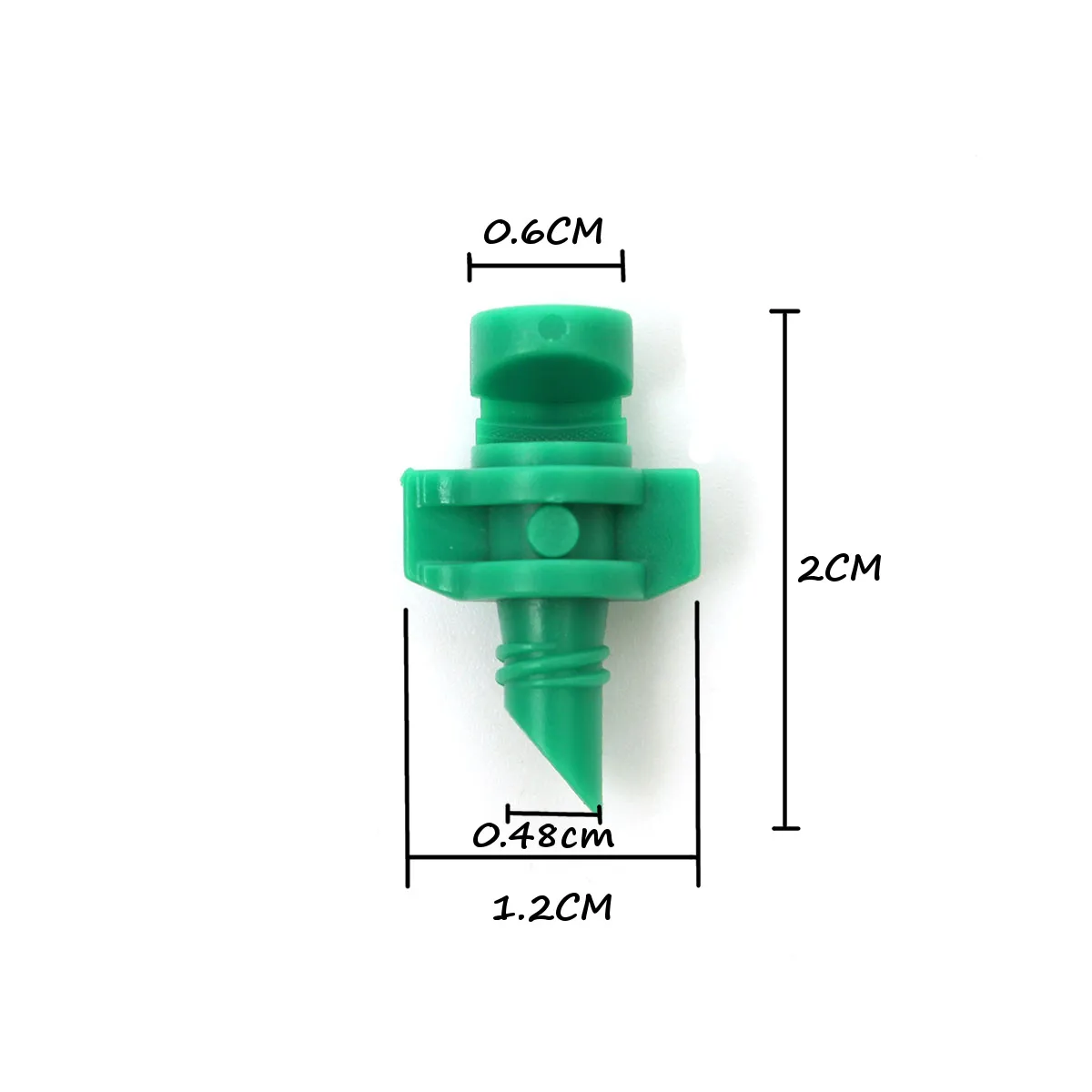 50 Pcs Nozzle Green 180 Degrees For Cloning Machine Hydroponic Garden Watering Systems Refraction Atomization