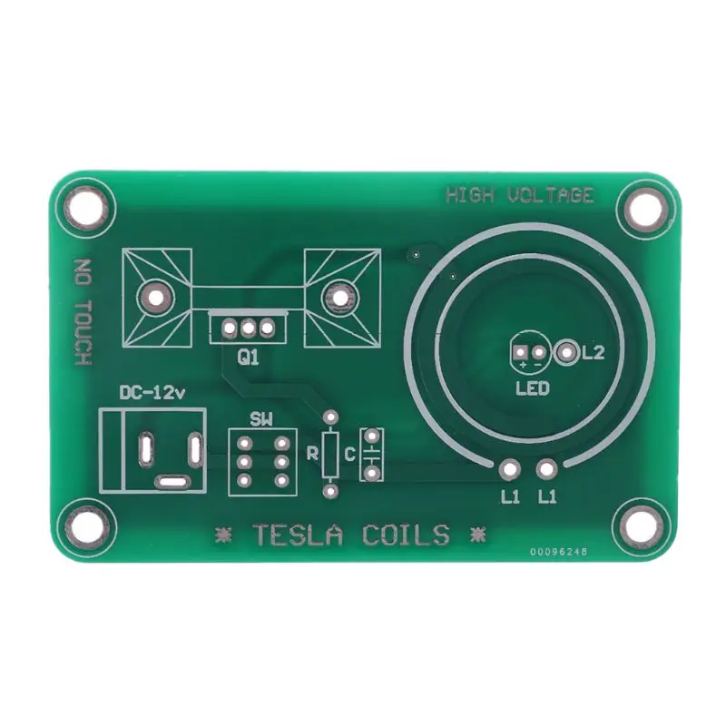 9 V-12 V электронные игрушки катушки Тесла Беспроводная передача PCB освещение спрей пластина H7ED