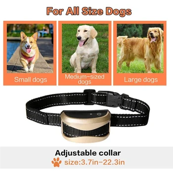 

4 in 1 Function Pet Dog Repeller Anti Barking Stop Bark Training Device Trainer Vibration + Electric Shock + Sound + Flashing Li
