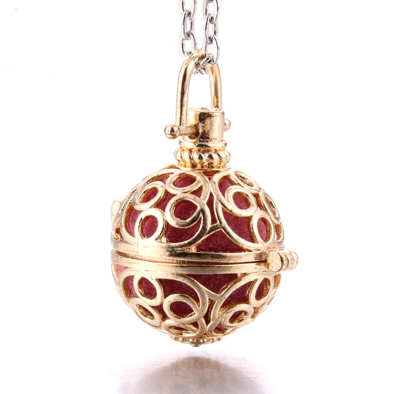 New Diffuser jewelry perfume cages Necklace Vintage Heart Necklaces Aromatherapy Essential Oil Pregnant Women Pendant necklace