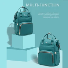 LEQUEEN moda mamá bolsa cuidado del bebé gran capacidad mamá mochila momia maternidad bolsa húmeda impermeable bebé bolsa para embarazada(China)