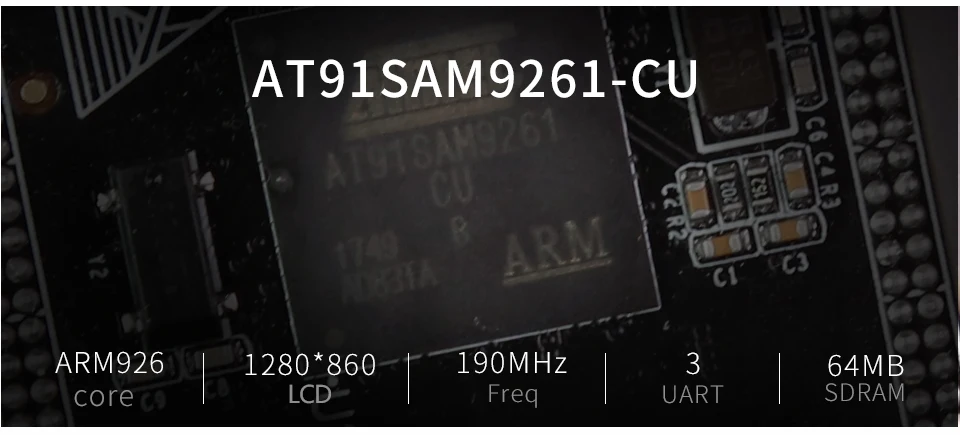 AT91SAM9261 MDK9261 основная плата ARM9 ATMEL, ARM926EJ-S, классический MCU, WINCE и Linux BSP