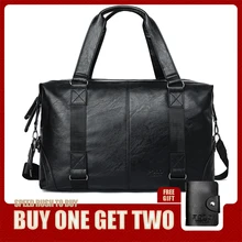 VICUNA POLO, Большая вместительная мужская кожаная дорожная сумка, Повседневная багажная сумка, многофункциональная сумка через плечо