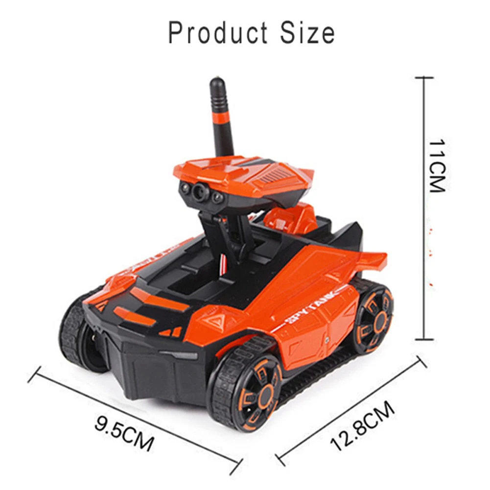 Gifts 0.3MP Camera Kids Robot Smart RC Toy Tank Outdoors Car Phone Controlled WIFI FPV High Speed Full Direction Driving