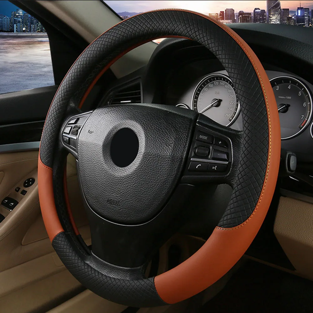 3D противоскользящие аксессуары для интерьера, чехол на руль для Mazda Demio Mazda 2 Axela Mazda 3 CX-3 CX-5 hyundai i10 i20 Ioniq i30