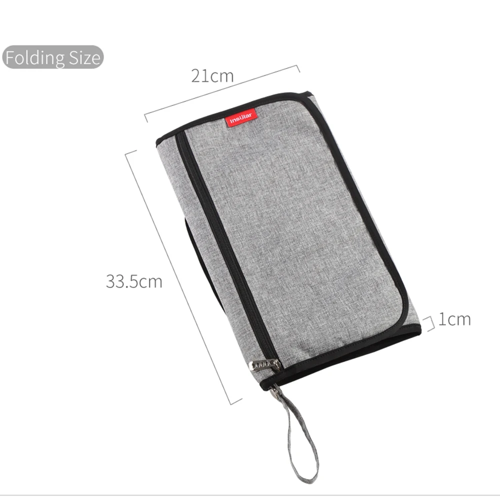 Waterproof Diaper Changing Mat Travel Multifunction Portable Baby Diaper Cover Pad Clean Hand Folding Bag Soft Flexible T