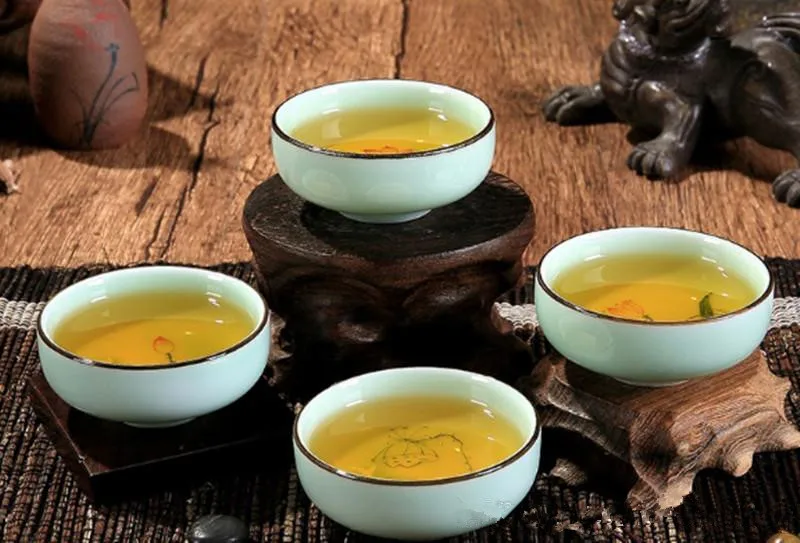 Золотая рыбка чайная чашка керамическая посуда чайная чашка заварник-подарок Керамический Китайский Чайный набор кунг-фу керамическая чашка