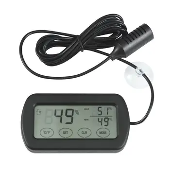 

Large Screen Thermometer Hygrometer ℃/℉ Max/Min Indoor Outdoor Incubator Monitor
