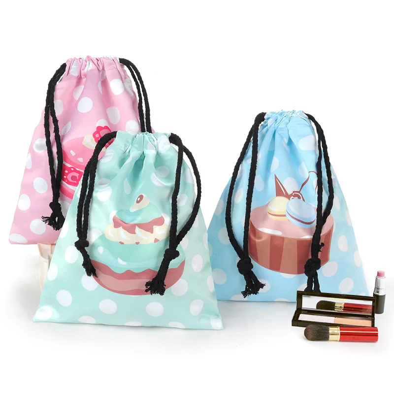 

Simanfei 2/4 Pcs Storage Bags Cartoon Dessert Light Convenient Travel Storage Case Private Underwear Pumping Bag Luggage
