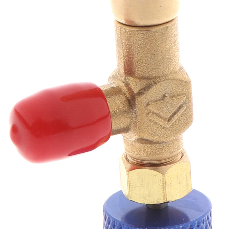 Заряжаемая система охлаждения адаптер R22 для 1/4 "male-1/4" Женский предохранительный переходник кондиционер клапан зарядки