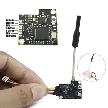

Picture Transmitter Supports OSD LED Light 5.8G 48CH Accessories Adjustable Power UFL Antenna Replacement Parts SBUS Toys Tower