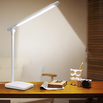 

New 40PCS LED Desk Lamp Light 3 Light Colors Touch Switch Table Lamp Modern USB Foldable Study Lights Dimmer for Led Lamp 220V