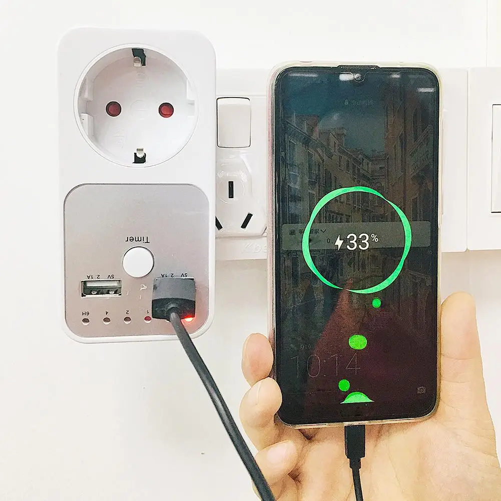 USB таймер обратного отсчета умный переключатель времени таймер управление розетка для внутреннего использования#35