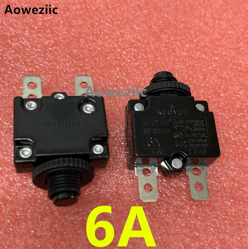 2pcs Taiwan Kuoyuh 88 Series 6a Breaker Manual Reset Current Overload ...