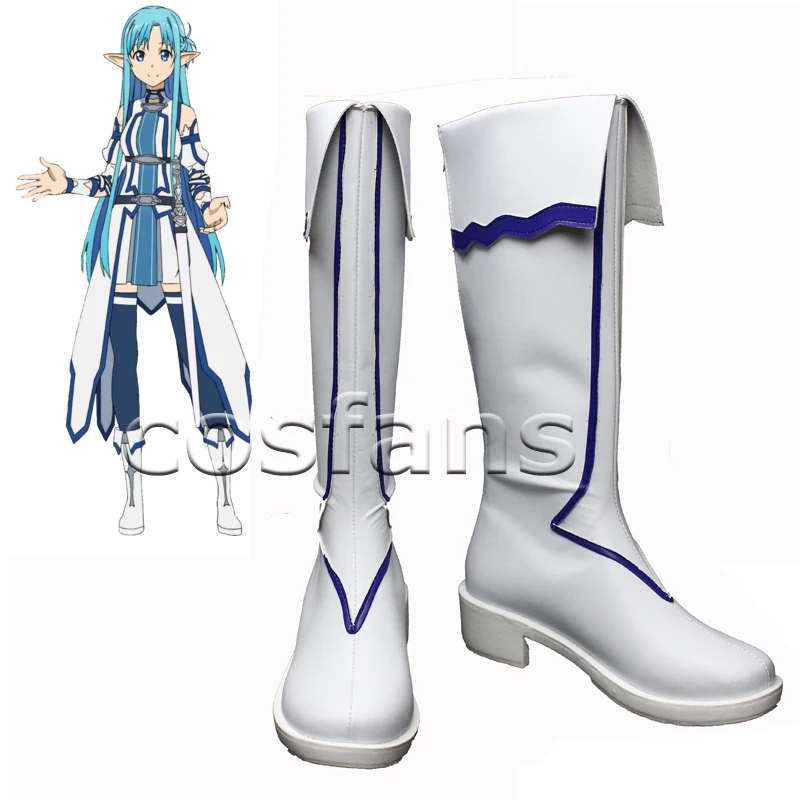 SAO обувь для вечеринки в Стиле косплей Sword Art Online 2 Юки костюм Asuna
