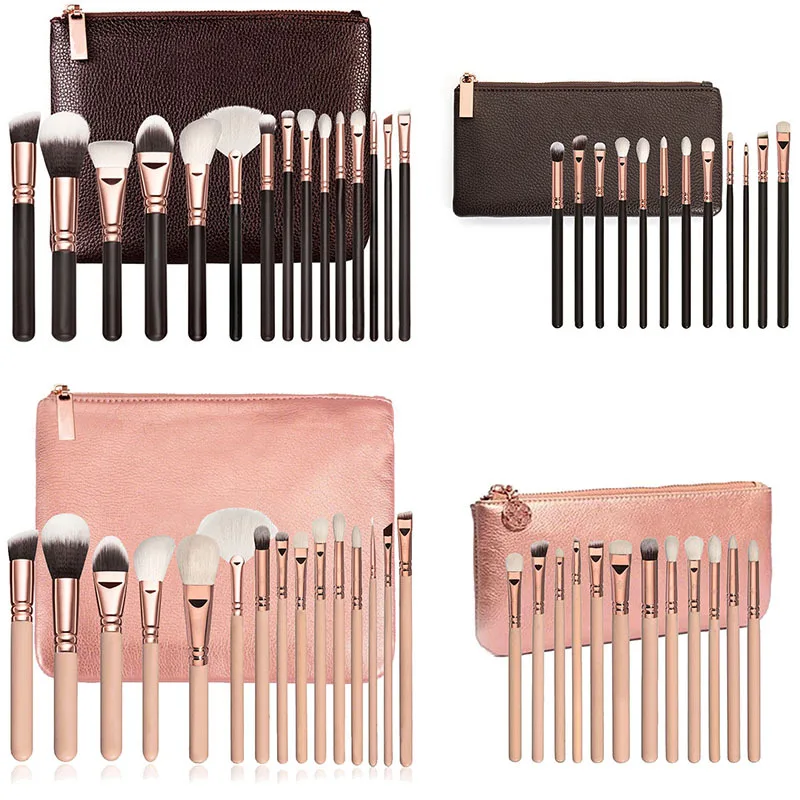 

15 Pcs Women's Fashion Makeup Brushes Set Wooden Makeup Brush Set Tools Make-up Toiletry Kit Make Up Brush Set Fashion