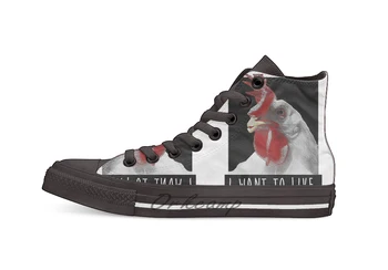 

I Want To Live (Snow) Novelty Design Casual Canvas Shoes Custom shoes Drop Shipping