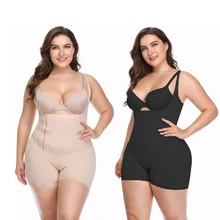 

Full Body Shaper Waist Trainer Plus Size Corset Underwear Women Slimming Shapewear Firm Control Shaping Bodysuit Modeling Strap