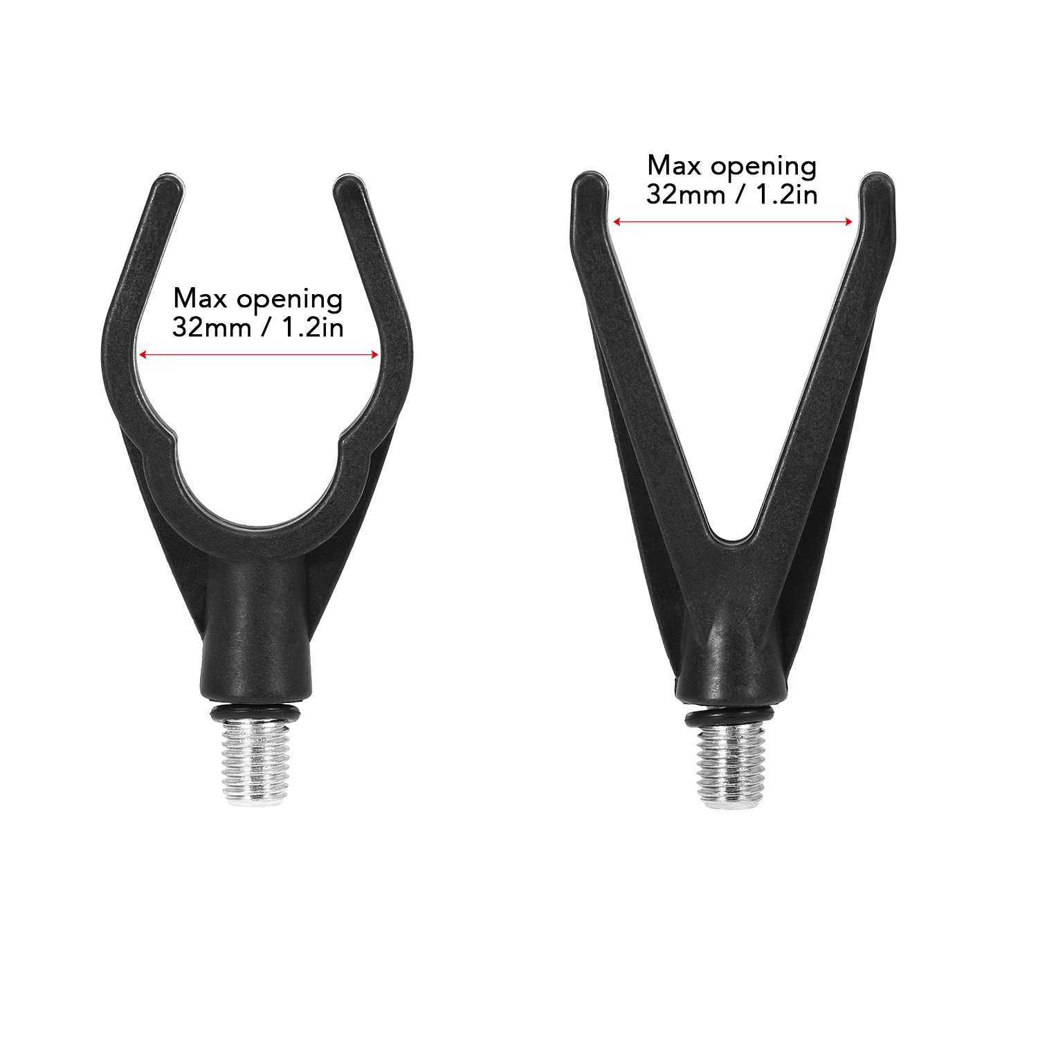 4PCS Magnetic Bracket Head Fishing Rod Tail Rest Holder Tools Accessory 4PCS Magnetic Bracket Head Fishing Rod Tail Rest Holder Tools Accessory