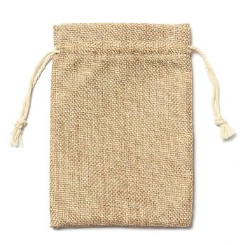 

5pcs Vintage Burlap Jute Sacks Weddings Party Favor Drawstrings Gift Bags