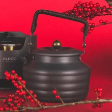 ALOCS 1.3L Xuntang чайник Портативный складной кунг-фу Чай горшок CW-K11C открытый бытовой Чай чайник ALOCS 1.3L Xuntang чайник Портативный складной кунг-фу Чай горшок CW-K11C открытый бытовой Чай чайник