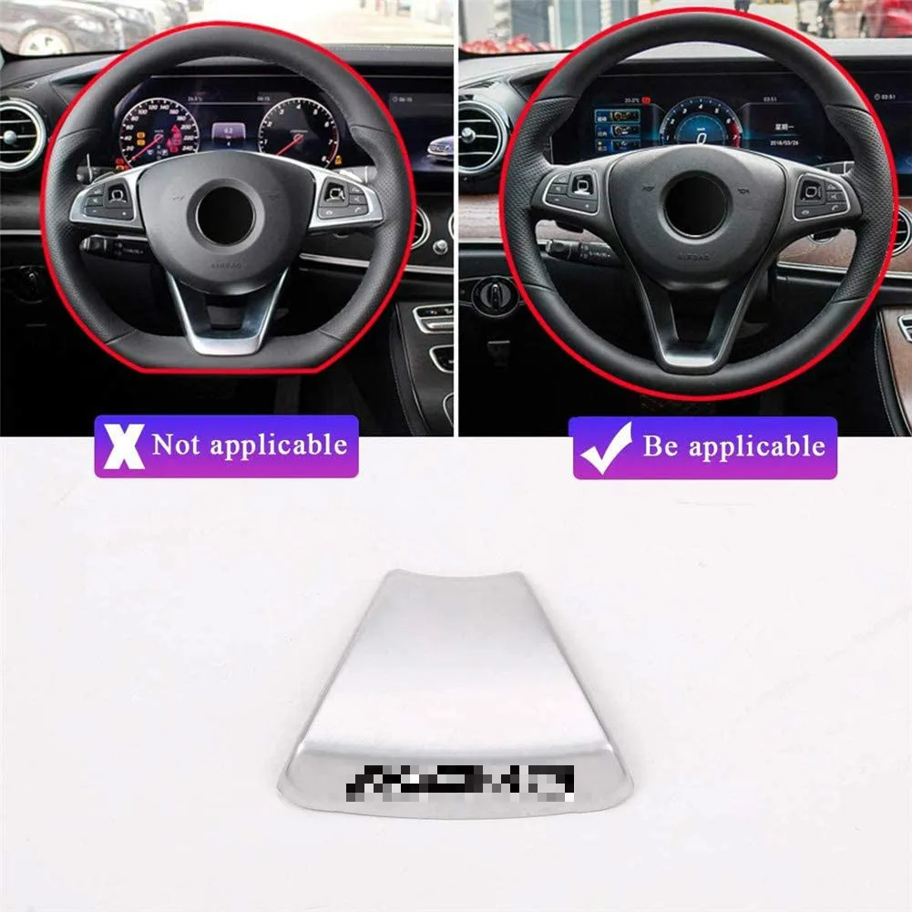 Для Mercedes-Benz W213 W205 X253(O-Shape-руль за исключением 2019 E/C Class) эмблема руля наклейка-ons |