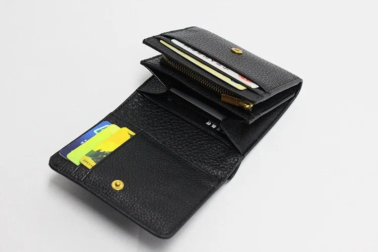 Beste Vrouwen Lederen Korte Portemonnee