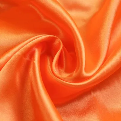Высококачественная свадебная прямоугольная атласная Скатерть/Блестящая атласная Скатерть для украшения свадебного банкета - Цвет: Orange