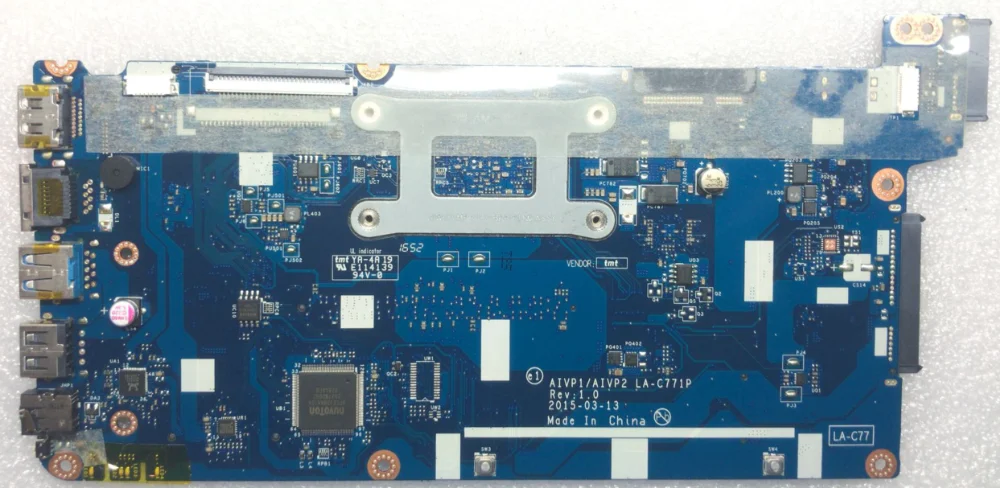 Abdo lenovo 100-15IBY B50-10 AIVP1/AIVP2 LA-C771P Материнская плата ноутбука Процессор 3540 DDR3 Тесты ОК