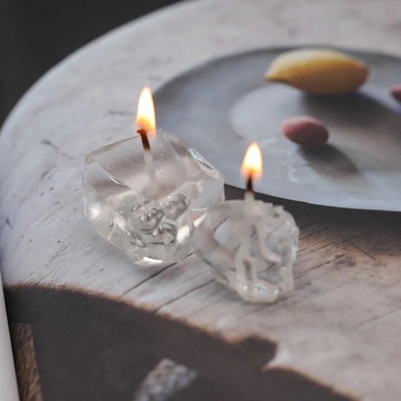 Velas de cera de gelatina transparente para hacer velas, cera de gel hecha  a mano, material de cristal para hacer velas y proyectos de bricolaje, 3.53