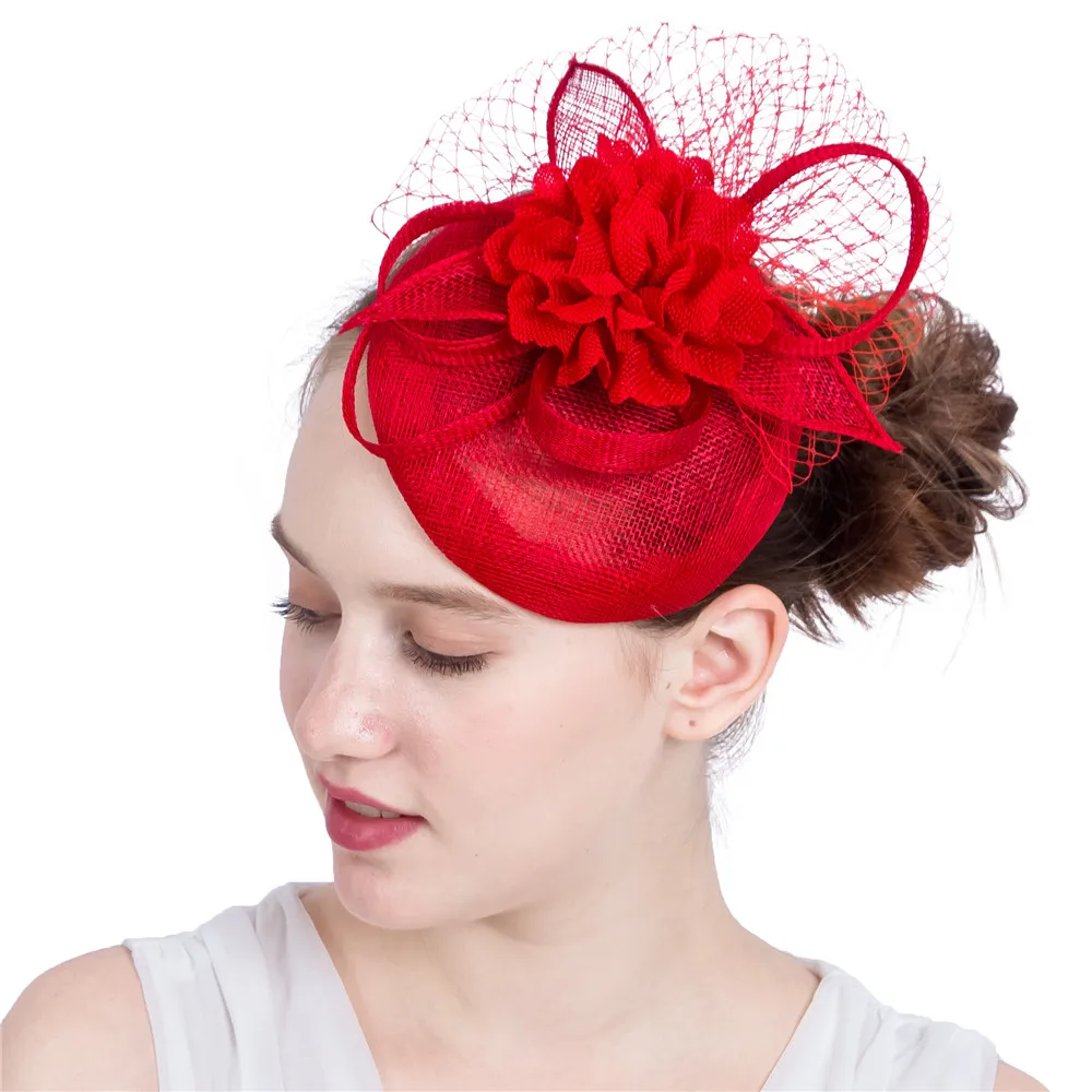 New Style Fashion Ladies Hair Fascinator Millinery Hat Clips For