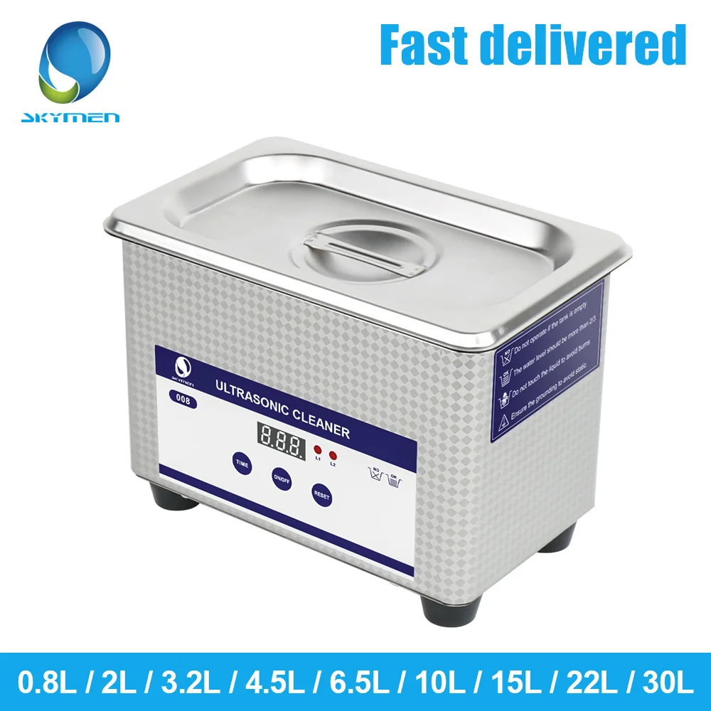 Cheap Skymen ultrasonic cleaner Bath 0.8L 2L 3.2L 4.5L 6.5L 10L 15L 22L 30L Digital Ultrasound ship from Germany ,Russia .US