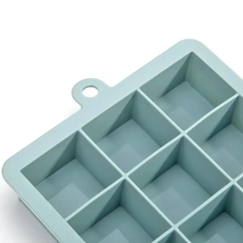 Пищевая силиконовая 15 сеток форма для льда квадратная форма DIY Форма для льда прессформы ресторанов баров домашнего использования